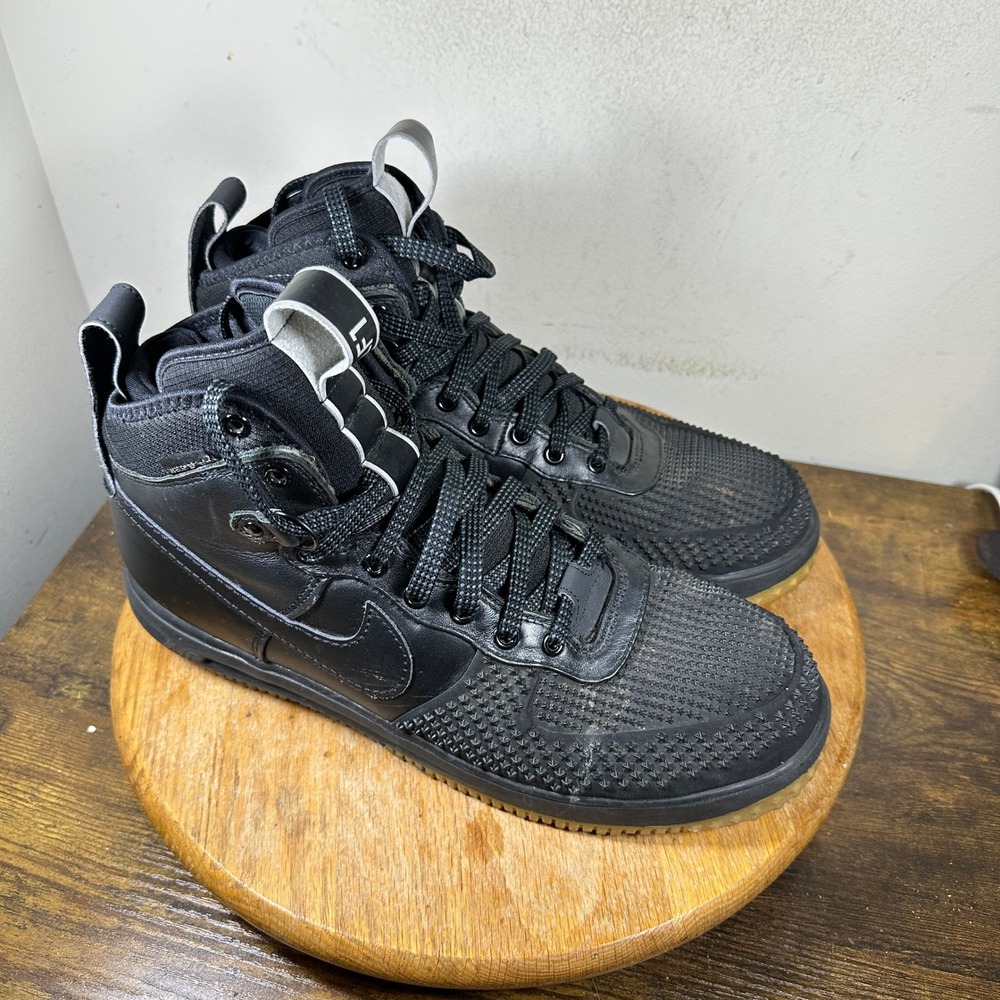 Nike Lunar Force 1 Duckboot Black Gum Men Size 13 805899-003 High Top Sneaker